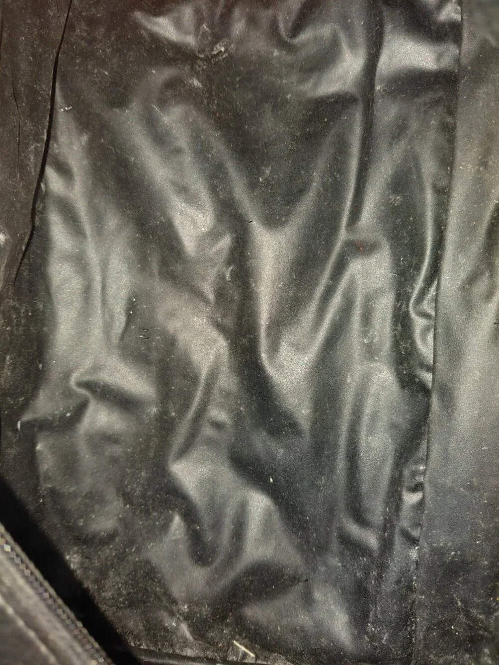 Vintage LaCrosse Black Leather Travel Toiletry Bag Black